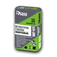 ПОЛИПЛАСТ ПШТ-025 Штукатурка гипсовая универсальная 25 кг (48)