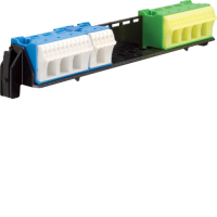 Держатель с клеммами PE/N для 2 рядных (РЕ/N 16xN+14xPE/4xN+4xPE). Hager VOLTA