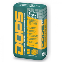  DOPS Клейова суміш для газо- и пено- блоків Dops Block /Зима (-5) (48)