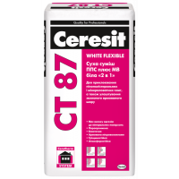 CERESIT СТ-87 Смесь ППС плюс МВ белая 2 в 1, 25кг