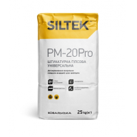 SILTEK Pro PМ-20/25кг Штукатурка гіпсова універсальна ручного та машинного нанесення (пал. 54 шт.) Ф2