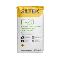   SILTEK F-20/25кг Стяжка для підлоги товщиною до 100 мм (пал.54 шт.) Ф2