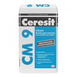 CERESIT CM-9 Клей для керамической плитки Standard, мешок 25 кг