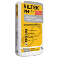 SILTEK РМ-11 / 25кг Штукатурка цементная стартовая. машинного нанесения