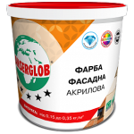 ANSERGLOB Фарба фасадна акрилова , 14кг