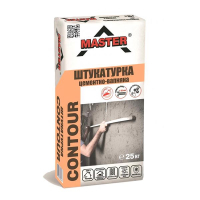 MASTER CONTUR Цементно-известковая штукатурка ручн.и машин. нанесения серая, 25кг (54)