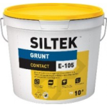 SILTEK Е-105 / 10л Грунт-краска Contact, база ЭА (бетоноконтакт)