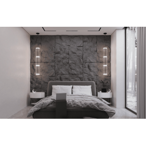 3D панель Куршевель 1 Карамель