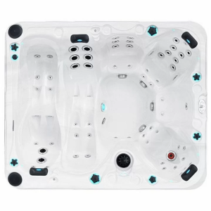 Гідромасажний басейн Passion Spas Desire (278х228х91 см), Сріблясто-білий