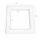 Лицевая рамка скиммера EMAUX Standard EM0010 01051049