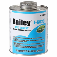 Клей для труб ПВХ Bailey L-6023 946 мл, прозрачный