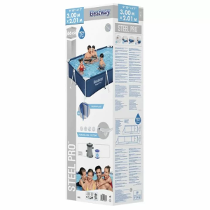 Каркасний басейн Bestway 56411 (300х201х66 см) з картриджним фільтром