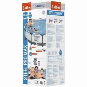 Каркасный бассейн Bestway 56416 (366х76 см) с картриджным фильтром