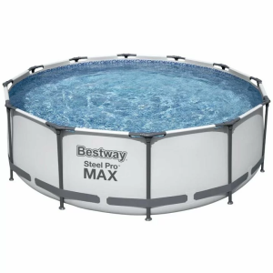 Каркасный бассейн Bestway 56418 (366х100 см) с картриджным фильтром и лестницей
