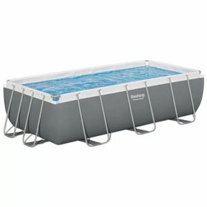 Каркасний басейн Bestway 56442 (404х201х100 см) з пісочним фільтром та сходами.