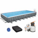 Каркасный бассейн Bestway 56623 (956х488х132 см) с песочным фильтром, лестницей и тентом