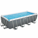 Каркасный бассейн Bestway 56670 (488х244х122 см) с картриджным фильтром, лестницей и тентом
