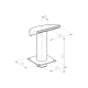 Водопад FitStar Borkum Mini (262x200 мм) с насосом 0.5 кВт