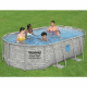 Каркасный бассейн Bestway Ротанг 56714 (427х250х100) с картриджным фильтром