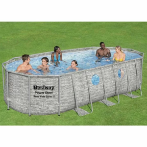 Каркасний басейн Bestway 56716 (549х274х122 см) з картриджним фільтром, сходами та тентом