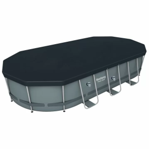 Каркасний басейн Bestway 56710 (549х274х122 см) з картриджним фільтром, сходами та захисним тентом
