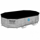 Каркасный бассейн Bestway 56946 (488х305х107 см) с песочным фильтром, лестницей и защитным тентом
