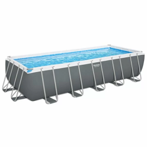 Каркасний басейн Bestway 5611Z (640х274х132 см) з картриджним фільтром, сходами та тентом