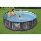 Каркасний басейн Bestway Wood Style 5614X (366х100 см) з картриджним фільтром та сходами