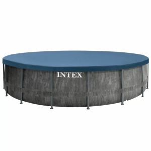 Каркасний басейн Intex 26742 GREYWOOD (457х122 см) з картриджним фільтром, сходами та тентом