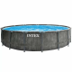 Каркасний басейн Intex 26742 GREYWOOD (457х122 см) з картриджним фільтром, сходами та тентом