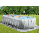 Каркасний басейн Intex 26798 OVAL (610х305х122 см) з картриджним фільтром, сходами та тентом