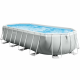 Каркасний басейн Intex 26798 OVAL (610х305х122 см) з картриджним фільтром, сходами та тентом