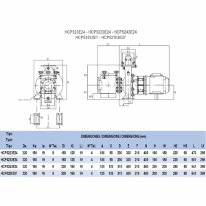 Насос Hayward HCP5223E24 (380 В, 13 м3/год, 2 HP)