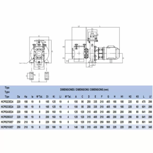 Насос Hayward HCP52103E7 (380 В, 97 м3/год, 10 HP)