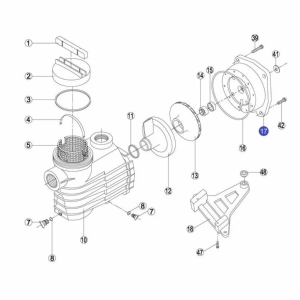 Кришка задня (фланець) насоса KNG, KS, EP - RKS 172.A/RBH0008.02R (RPUM0017.02R)