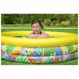 Детский надувной бассейн Bestway 51203 (168x38 см) Цветочный рай