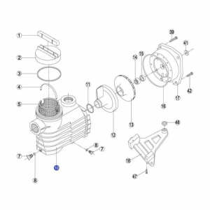 Корпус насоса Kripsol EP - Rep 100.A/RBH0010.04R (RPUM0010.04R)