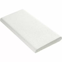 Копинговый камень Aquazone Tuff 250x500x50-25 мм, белый (пористый)