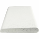 Копинговый камень Aquazone Tuff 250x500x50-25 мм, белый (пористый)