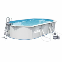 Збірний басейн Bestway Hydrium 56369 (610х360х120 см) з пісочним фільтром, сходами та тентом