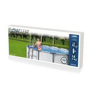 Лестница с платформой для бассейна Bestway 58332 (132 см, 4 съемные ступени)