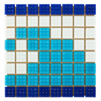 Фриз Волна из стеклянной мозаики Aquaviva U-37, уценка