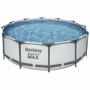 Каркасный бассейн Bestway 56420 (366х122 см) с картриджным фильтром, тентом и лестницей