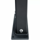 Душ солнечный Aquaviva Hybride Dada Straight алюминиевый с мойкой для ног, антрацит DS-D463NX, 40 л