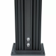 Душ солнечный Aquaviva Hybride Dada Straight алюминиевый с мойкой для ног, антрацит DS-D463NX, 40 л