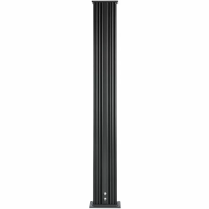 Душ солнечный Aquaviva Hybride Dada Straight алюминиевый с мойкой для ног, антрацит DS-D463NX, 40 л
