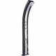 Душ солнечный Aquaviva Hybride Dada Curve алюминиевый с мойкой для ног, антрацит DS-D363NX, 40 л