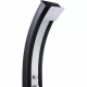 Душ солнечный Aquaviva Hybride Dada Curve алюминиевый с мойкой для ног, антрацит DS-D363NX, 40 л