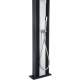 Душ солнечный Aquaviva Hybride Dada Curve алюминиевый с мойкой для ног, антрацит DS-D363NX, 40 л