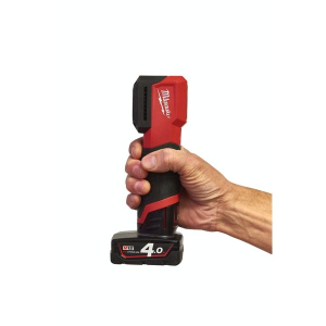 Фонарь светодиодный аккумуляторный для подбора цвета Milwaukee, M12 CML-401 (+ заряд.устройство, 1 акум.Х 4Ач, картон) (4933479366)